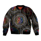 Australia Indigenous Sleeve Zip Bomber Jacket First Nation LGBT - Respect Our Existence - Aussie Hoodie