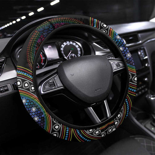 Australia Indigenous Steering Wheel Cover First Nation LGBT - Respect Our Existence - Aussie Hoodie