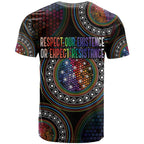 Australia Indigenous T Shirt First Nation LGBT - Respect Our Existence - Aussie Hoodie