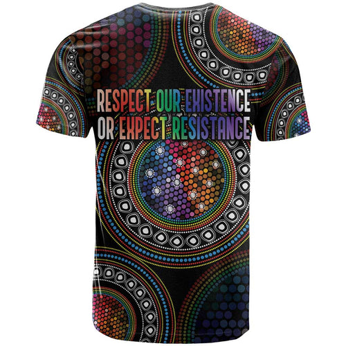 Australia Indigenous T Shirt First Nation LGBT - Respect Our Existence - Aussie Hoodie
