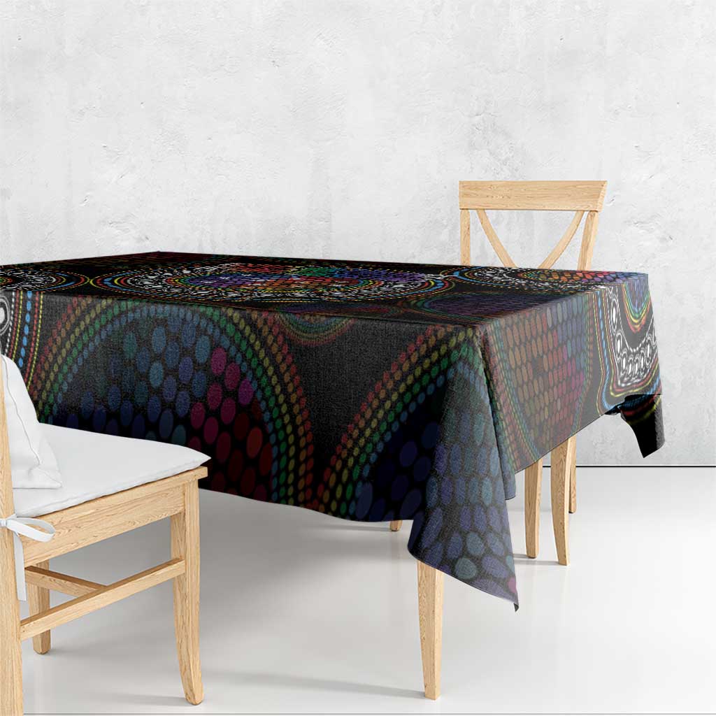 Australia Indigenous Tablecloth First Nation LGBT - Respect Our Existence - Aussie Hoodie