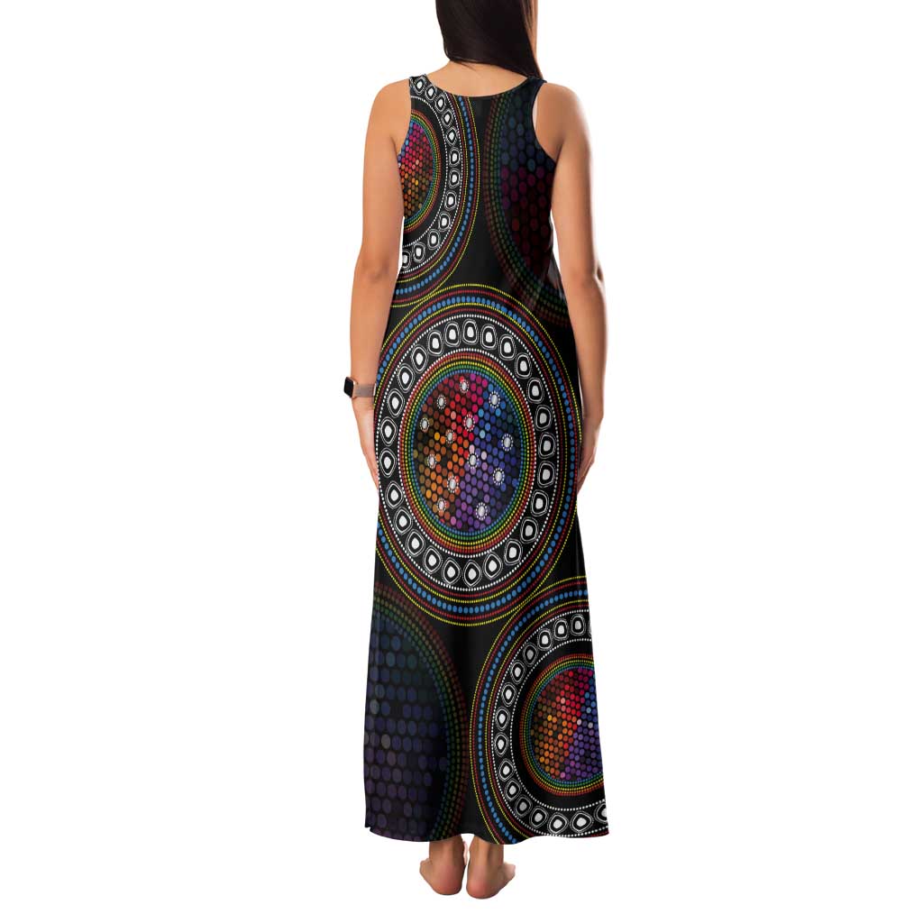 Australia Indigenous Tank Maxi Dress First Nation LGBT - Respect Our Existence - Aussie Hoodie