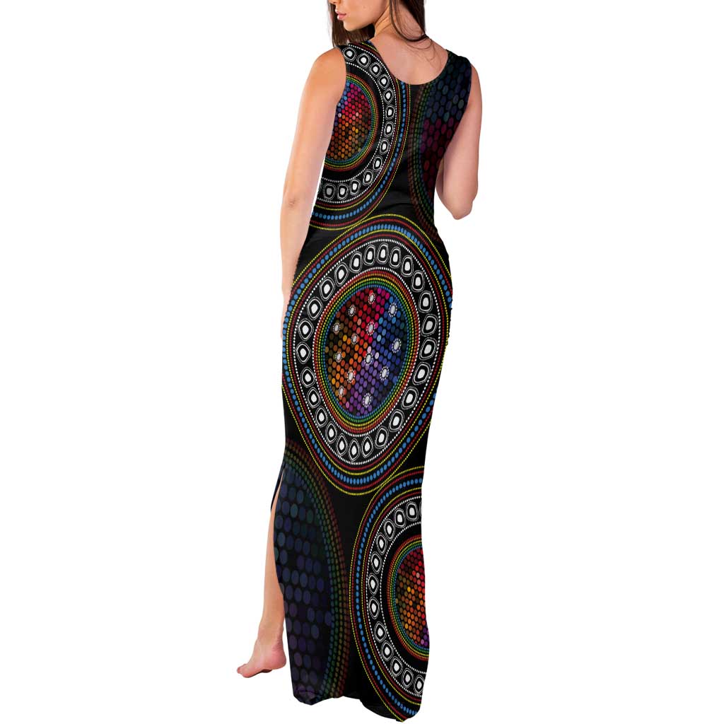 Australia Indigenous Tank Maxi Dress First Nation LGBT - Respect Our Existence - Aussie Hoodie