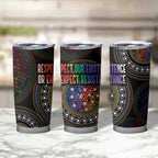 Australia Indigenous Tumbler Cup First Nation LGBT - Respect Our Existence - Aussie Hoodie