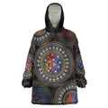 Australia Indigenous Wearable Blanket Hoodie First Nation LGBT - Respect Our Existence - Aussie Hoodie