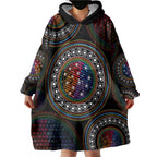 Australia Indigenous Wearable Blanket Hoodie First Nation LGBT - Respect Our Existence - Aussie Hoodie