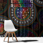 Australia Indigenous Window Curtain First Nation LGBT - Respect Our Existence - Aussie Hoodie
