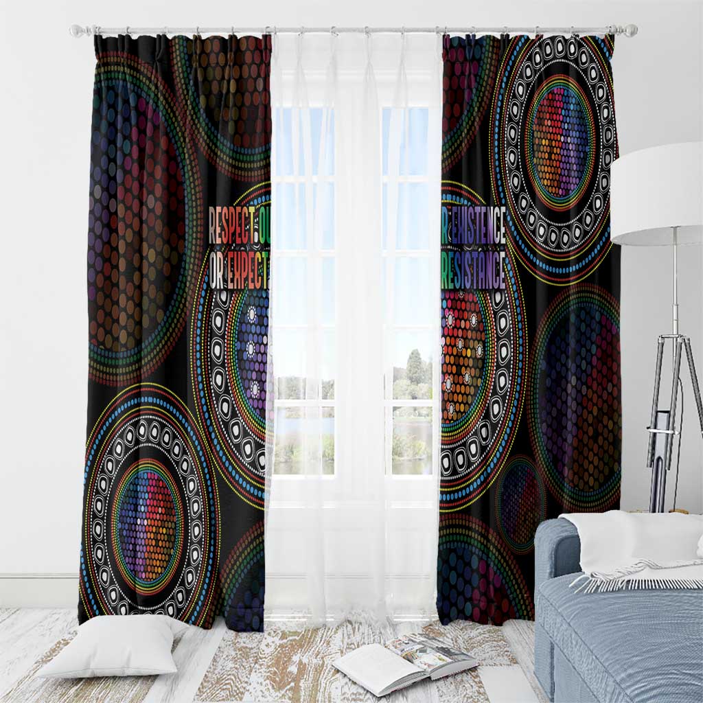 Australia Indigenous Window Curtain First Nation LGBT - Respect Our Existence - Aussie Hoodie
