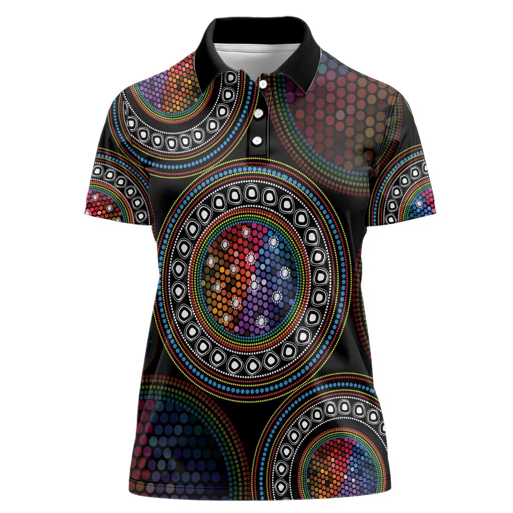 Australia Indigenous Women Polo Shirt First Nation LGBT - Respect Our Existence - Aussie Hoodie