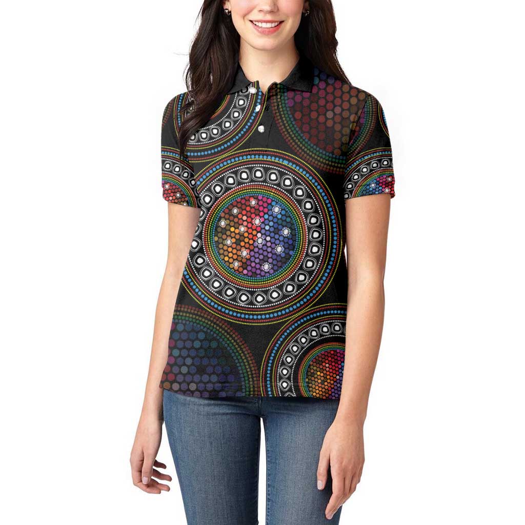 Australia Indigenous Women Polo Shirt First Nation LGBT - Respect Our Existence - Aussie Hoodie