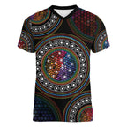 Australia Indigenous Women V-Neck T-Shirt First Nation LGBT - Respect Our Existence - Aussie Hoodie