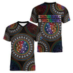Australia Indigenous Women V-Neck T-Shirt First Nation LGBT - Respect Our Existence - Aussie Hoodie