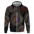 Australia Indigenous Zip Hoodie First Nation LGBT - Respect Our Existence - Aussie Hoodie