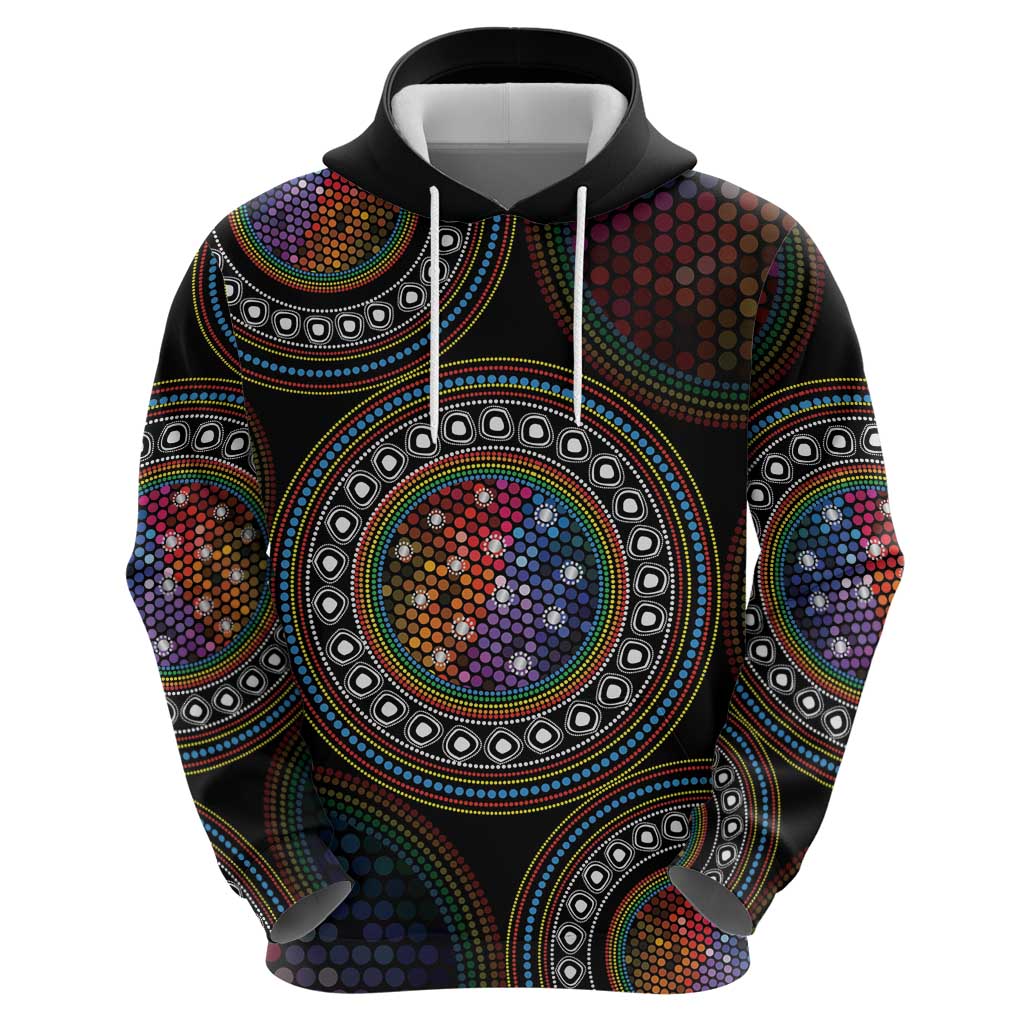 Australia Indigenous Zip Hoodie First Nation LGBT - Respect Our Existence - Aussie Hoodie