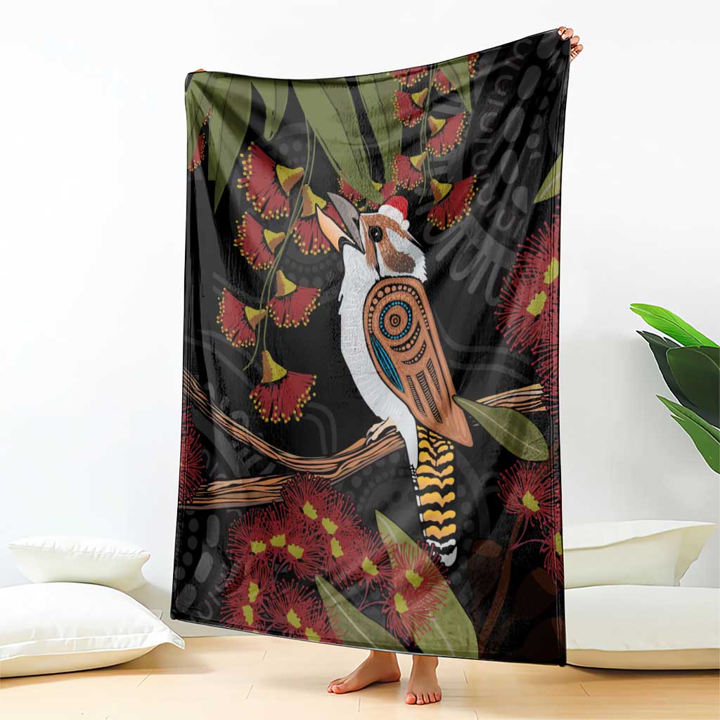 Australia Indigenous Christmas Blanket Kookaburra Aboriginal