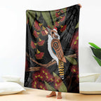Australia Indigenous Christmas Blanket Kookaburra Aboriginal