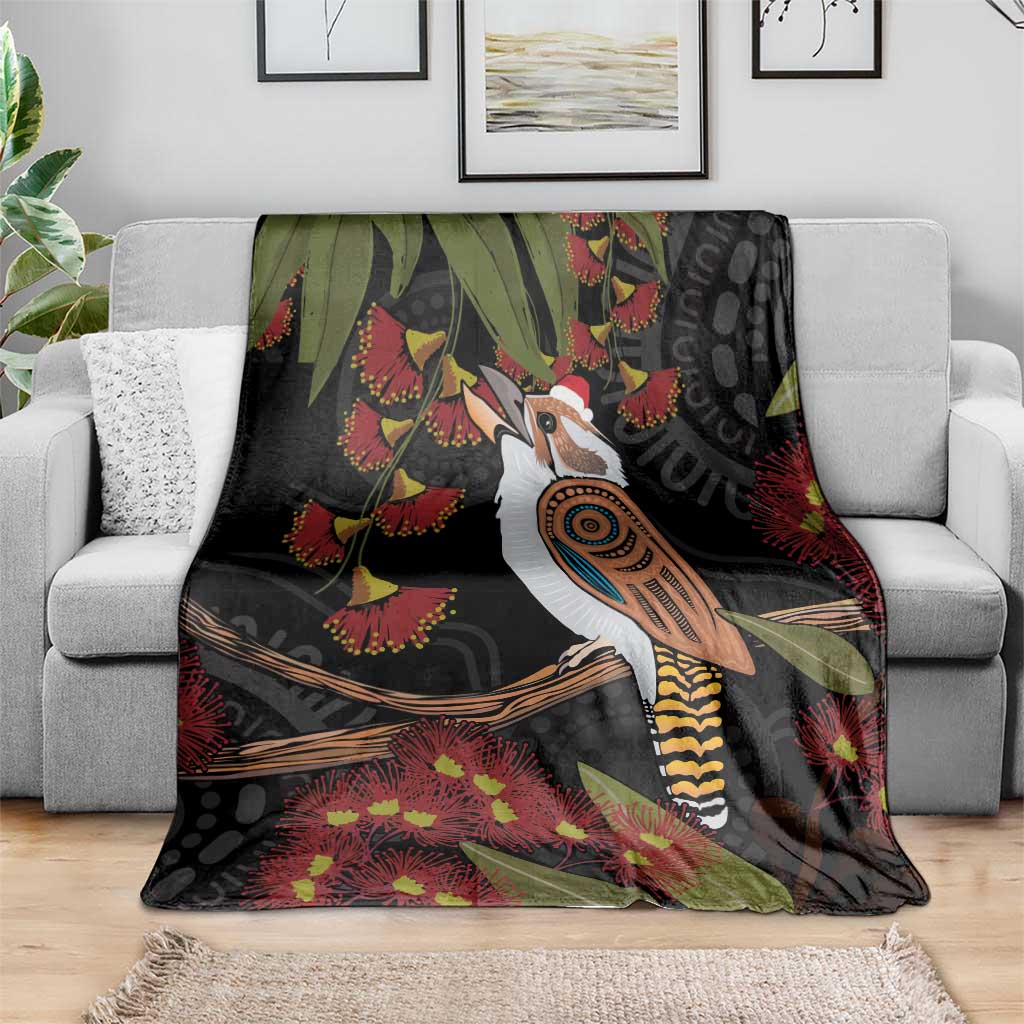 Australia Indigenous Christmas Blanket Kookaburra Aboriginal