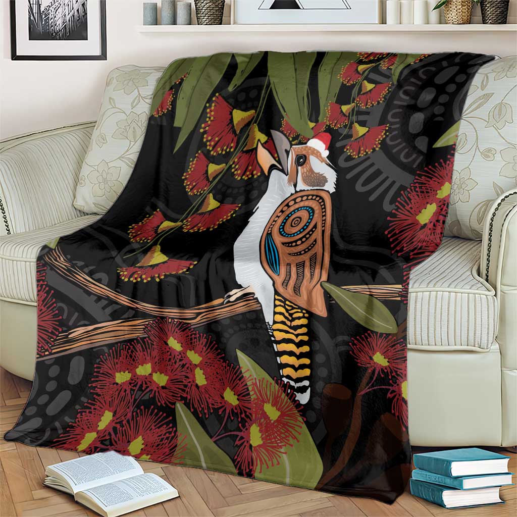 Australia Indigenous Christmas Blanket Kookaburra Aboriginal