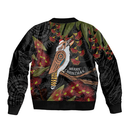 Australia Indigenous Christmas Bomber Jacket Kookaburra Aboriginal