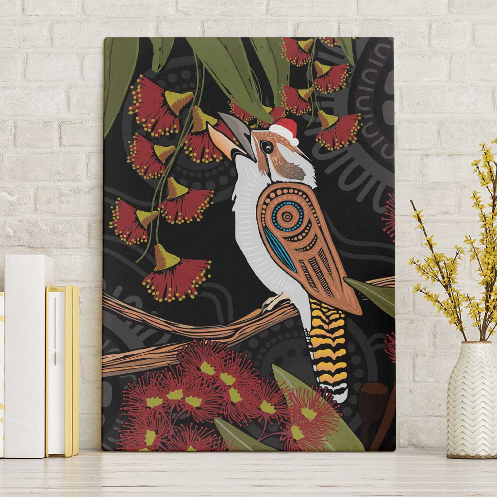 Australia Indigenous Christmas Canvas Wall Art Kookaburra Aboriginal