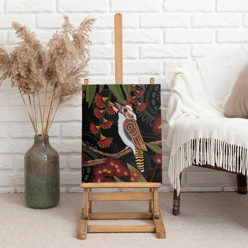 Australia Indigenous Christmas Canvas Wall Art Kookaburra Aboriginal