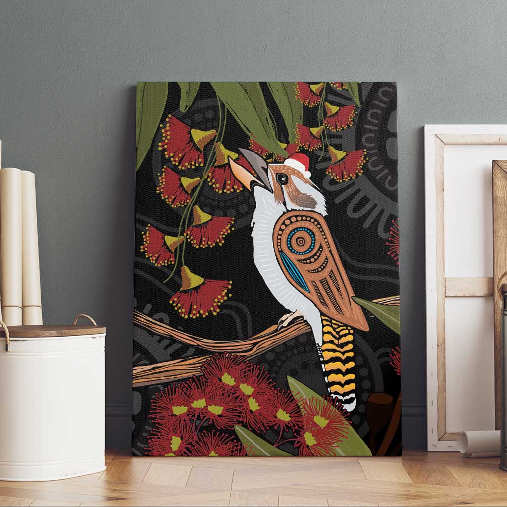 Australia Indigenous Christmas Canvas Wall Art Kookaburra Aboriginal