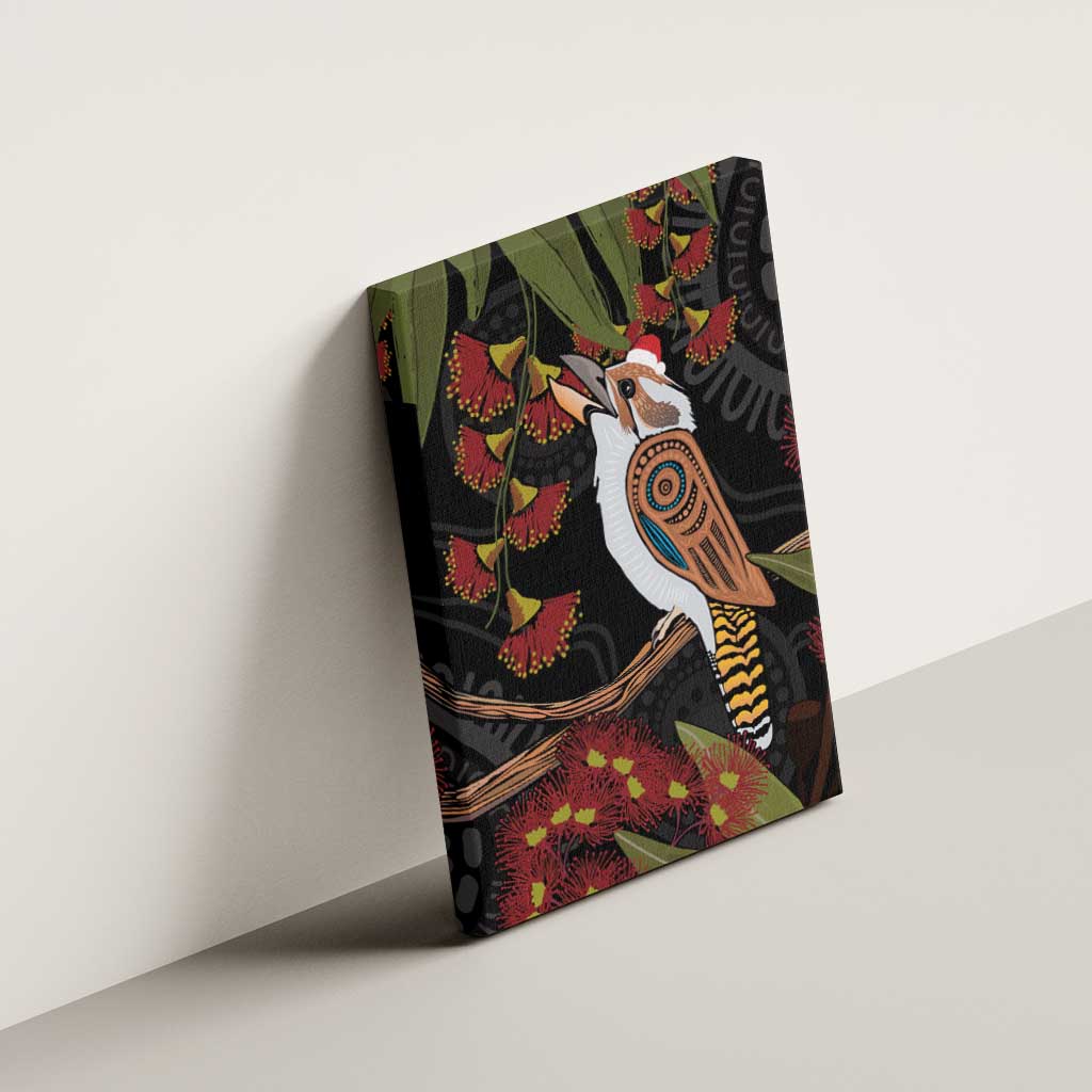 Australia Indigenous Christmas Canvas Wall Art Kookaburra Aboriginal