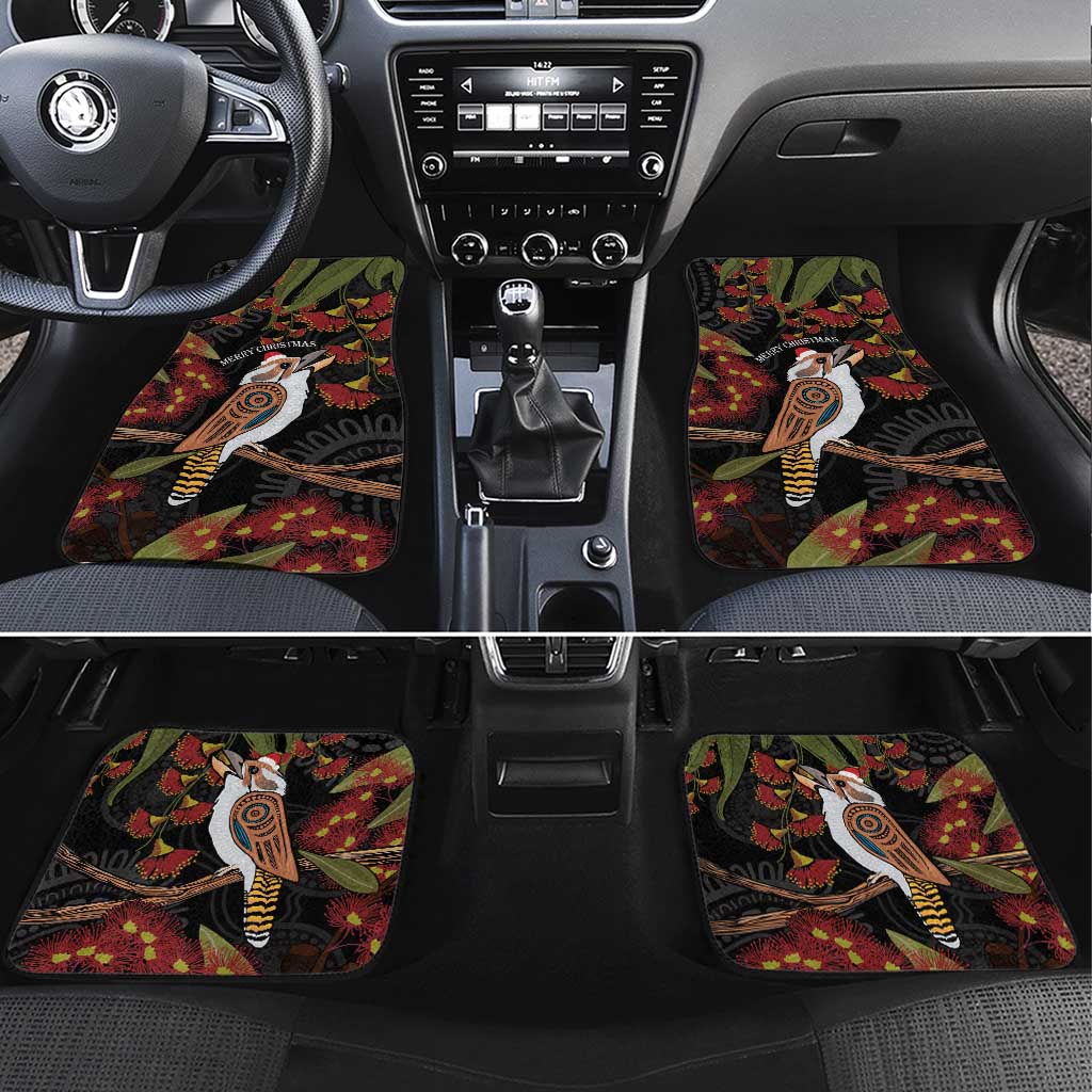 Australia Indigenous Christmas Car Mats Kookaburra Aboriginal