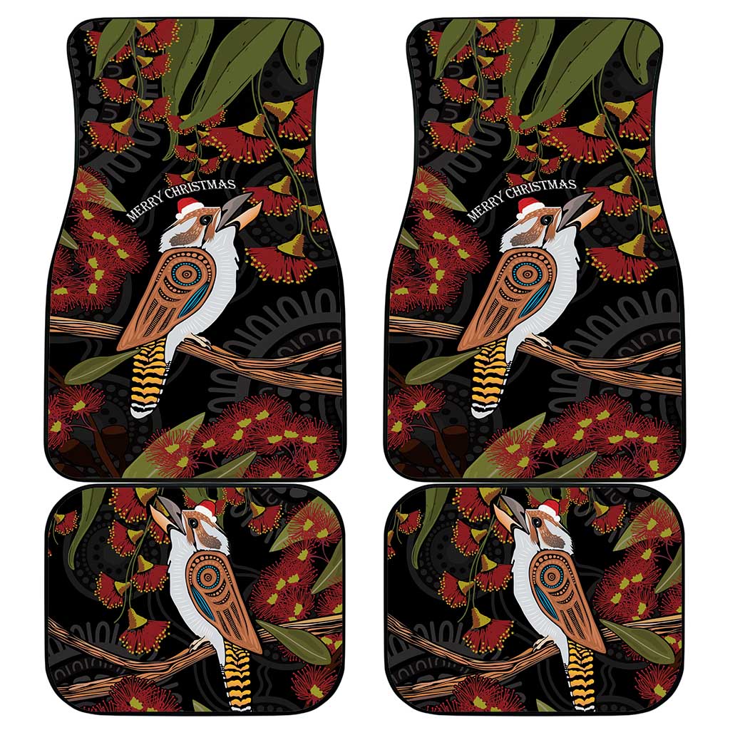 Australia Indigenous Christmas Car Mats Kookaburra Aboriginal