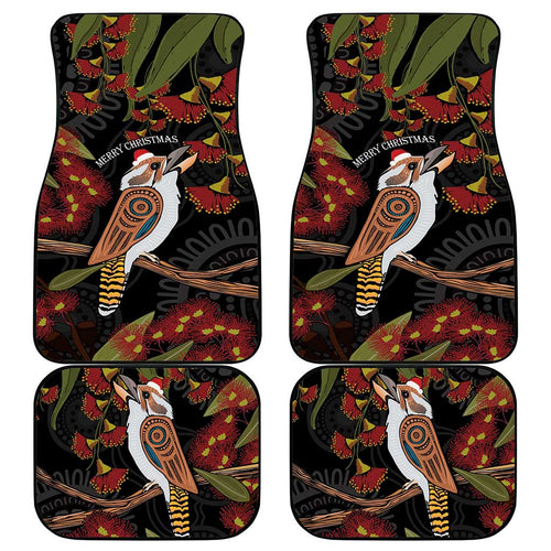 Australia Indigenous Christmas Car Mats Kookaburra Aboriginal