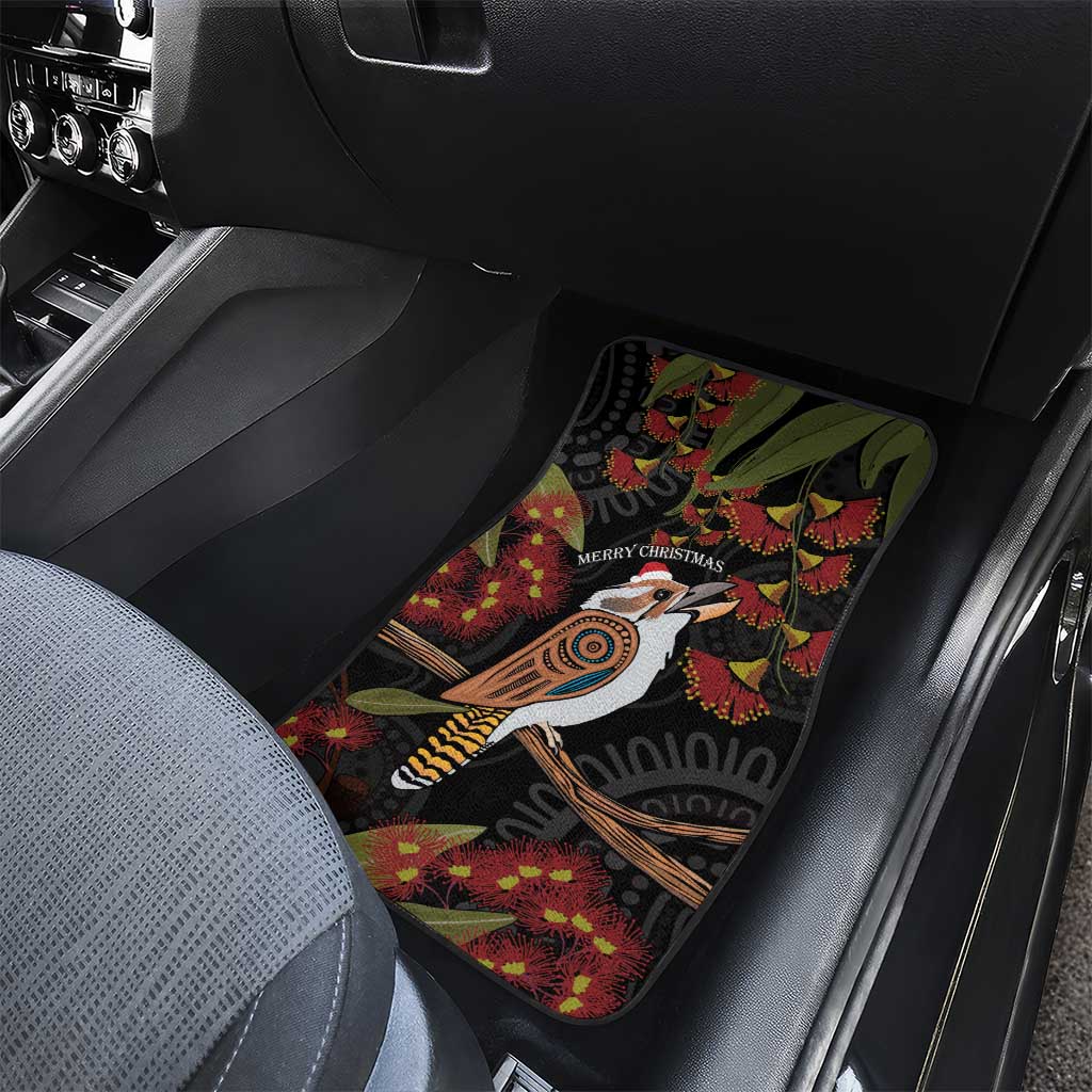 Australia Indigenous Christmas Car Mats Kookaburra Aboriginal