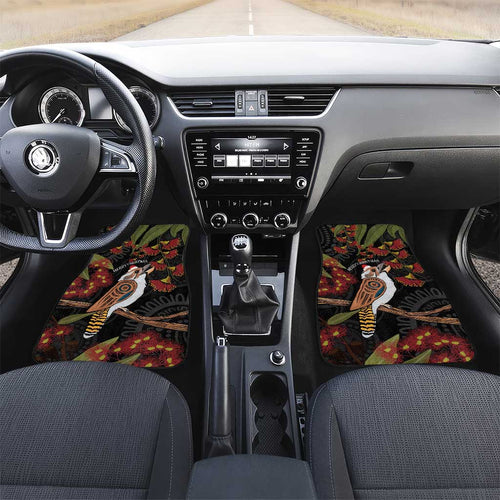 Australia Indigenous Christmas Car Mats Kookaburra Aboriginal