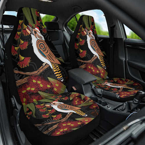 Australia Indigenous Christmas Car Seat Cover Kookaburra Aboriginal