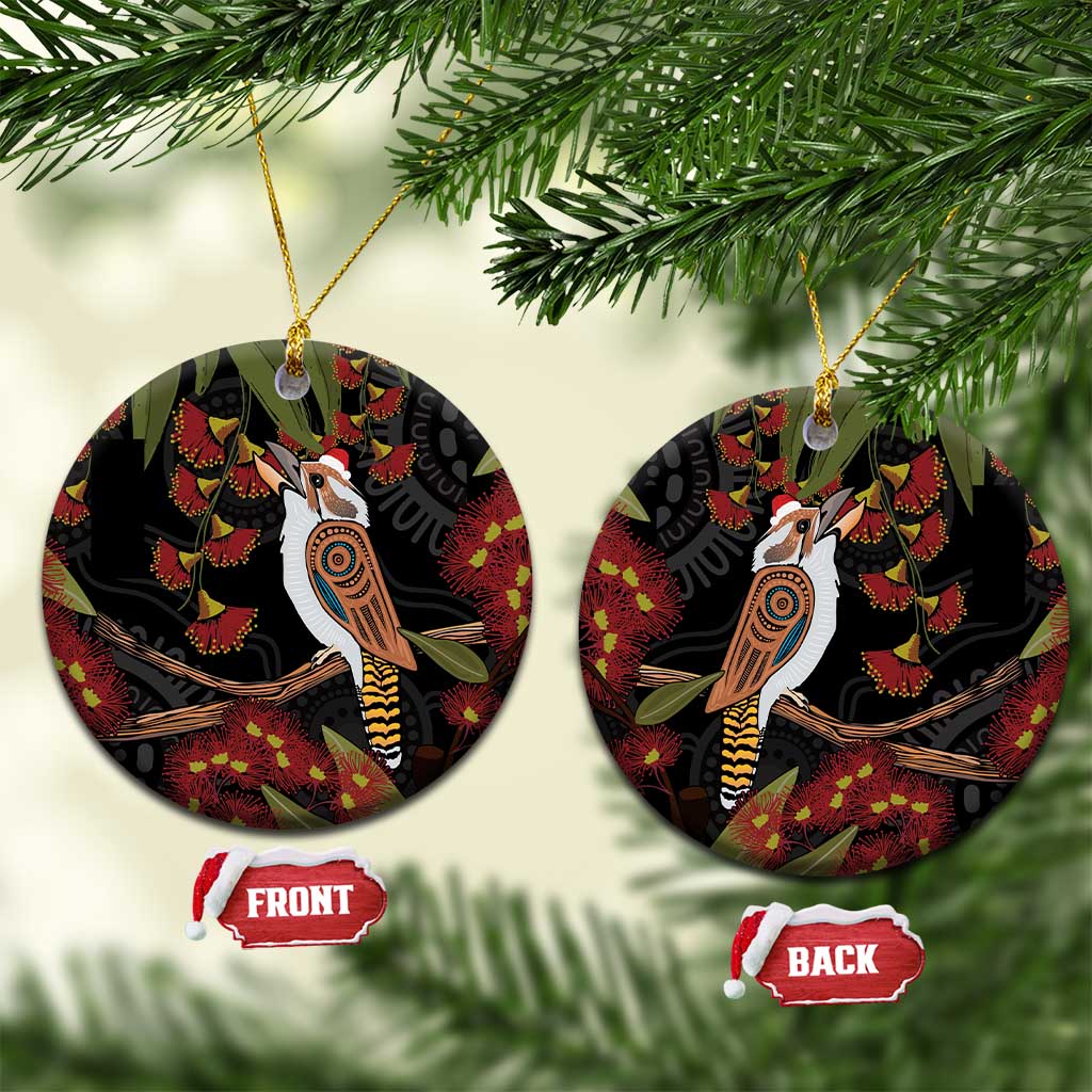 Australia Indigenous Christmas Ceramic Ornament Kookaburra Aboriginal