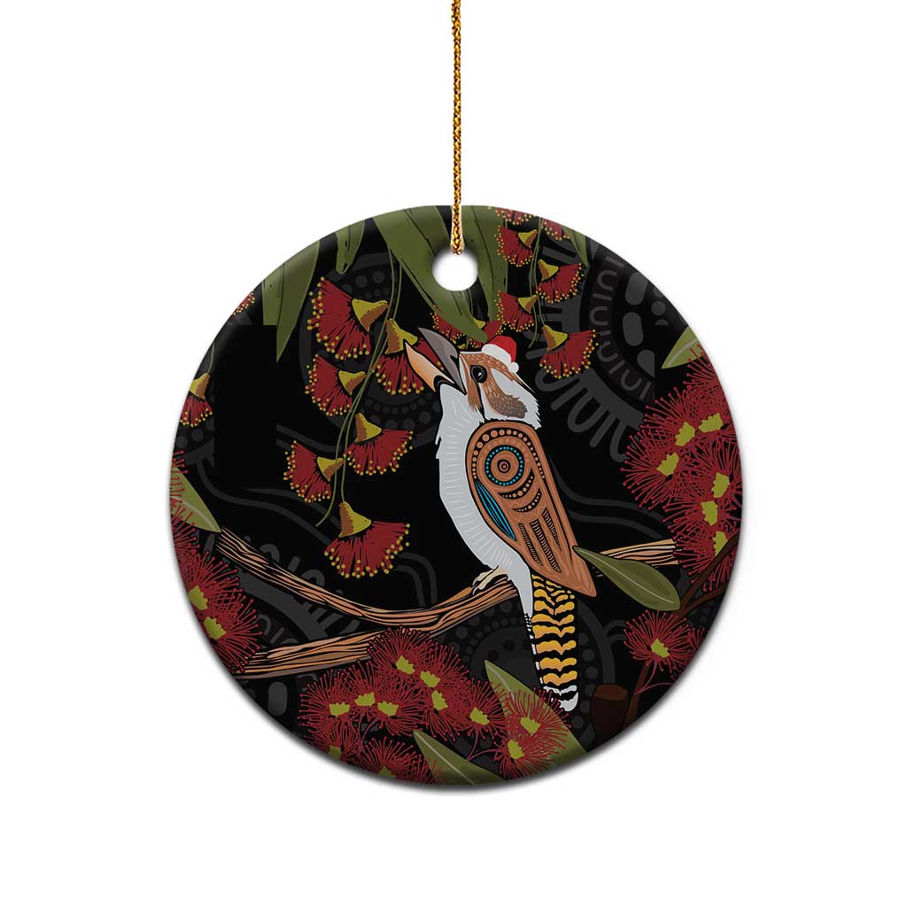 Australia Indigenous Christmas Ceramic Ornament Kookaburra Aboriginal