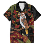 Australia Indigenous Christmas Family Matching Mermaid Dress and Hawaiian Shirt Kookaburra Aboriginal