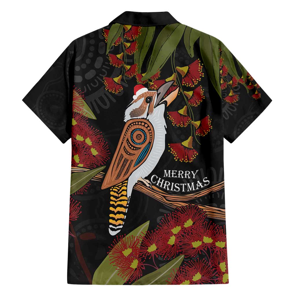Australia Indigenous Christmas Family Matching Off Shoulder Maxi Dress and Hawaiian Shirt Kookaburra Aboriginal