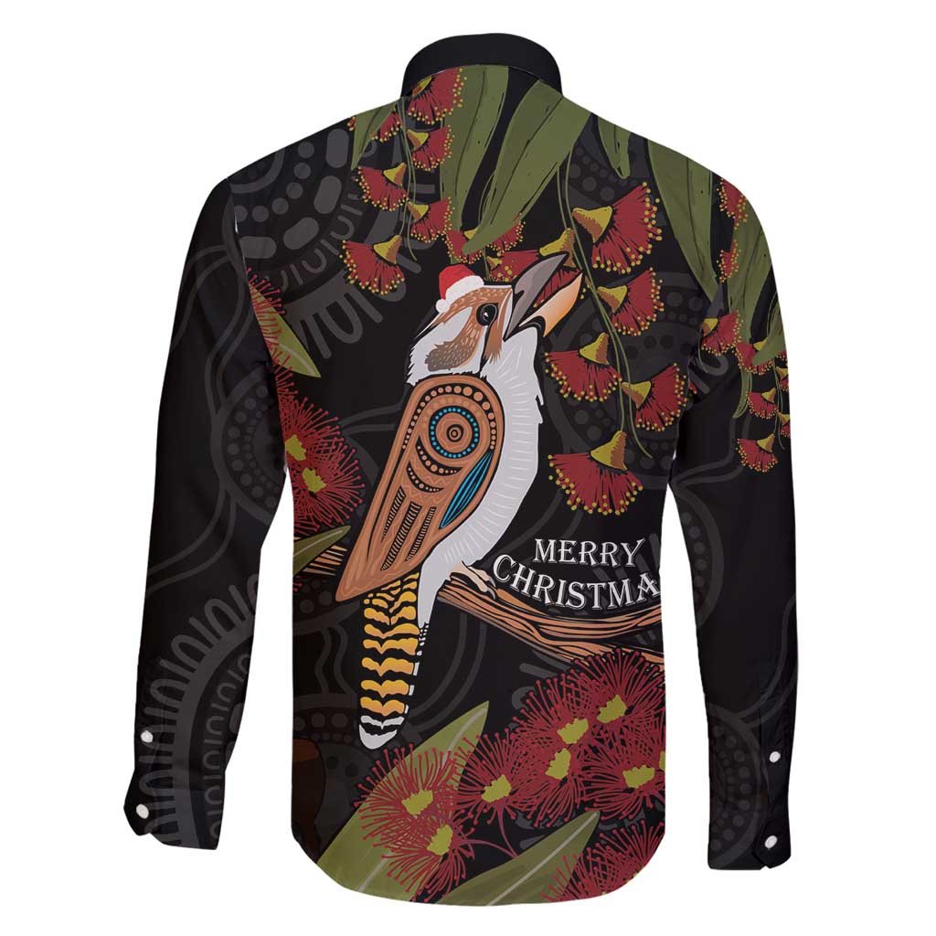 Australia Indigenous Christmas Family Matching Tank Maxi Dress and Hawaiian Shirt Kookaburra Aboriginal