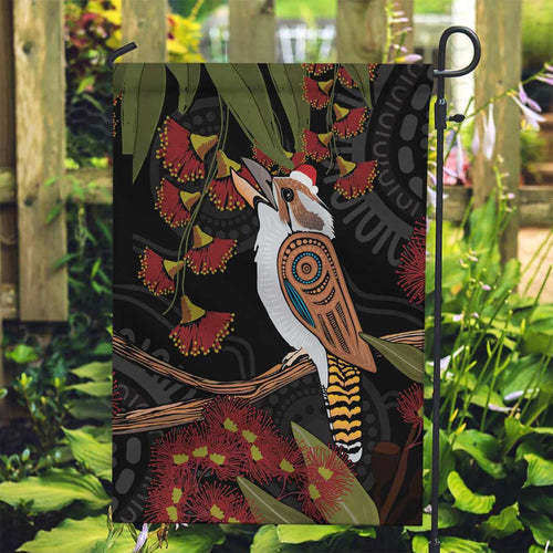 Australia Indigenous Christmas Garden Flag Kookaburra Aboriginal