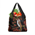 Australia Indigenous Christmas Grocery Bag Kookaburra Aboriginal