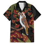 Australia Indigenous Christmas Hawaiian Shirt Kookaburra Aboriginal