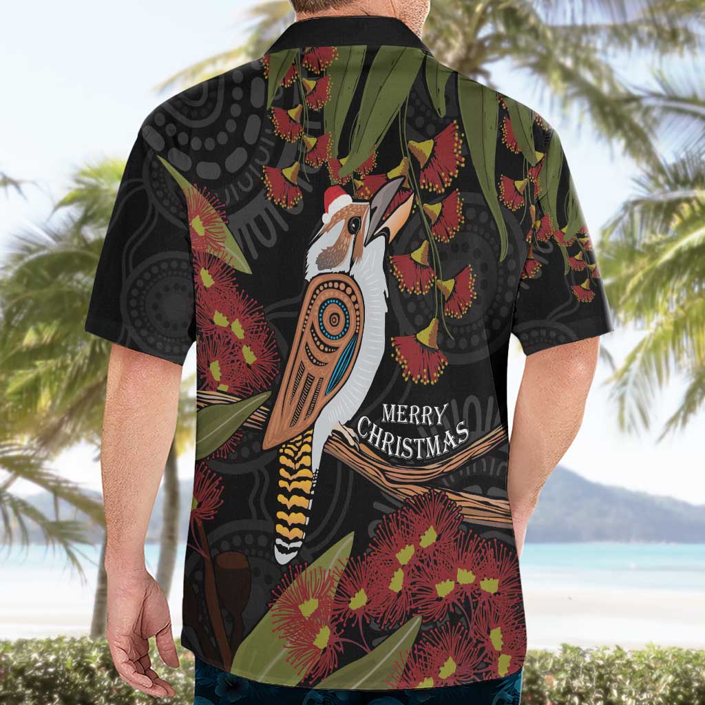 Australia Indigenous Christmas Hawaiian Shirt Kookaburra Aboriginal