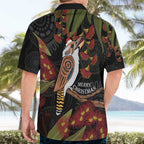 Australia Indigenous Christmas Hawaiian Shirt Kookaburra Aboriginal