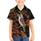 Australia Indigenous Christmas Hawaiian Shirt Kookaburra Aboriginal