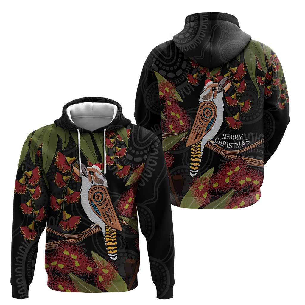 Australia Indigenous Christmas Hoodie Kookaburra Aboriginal