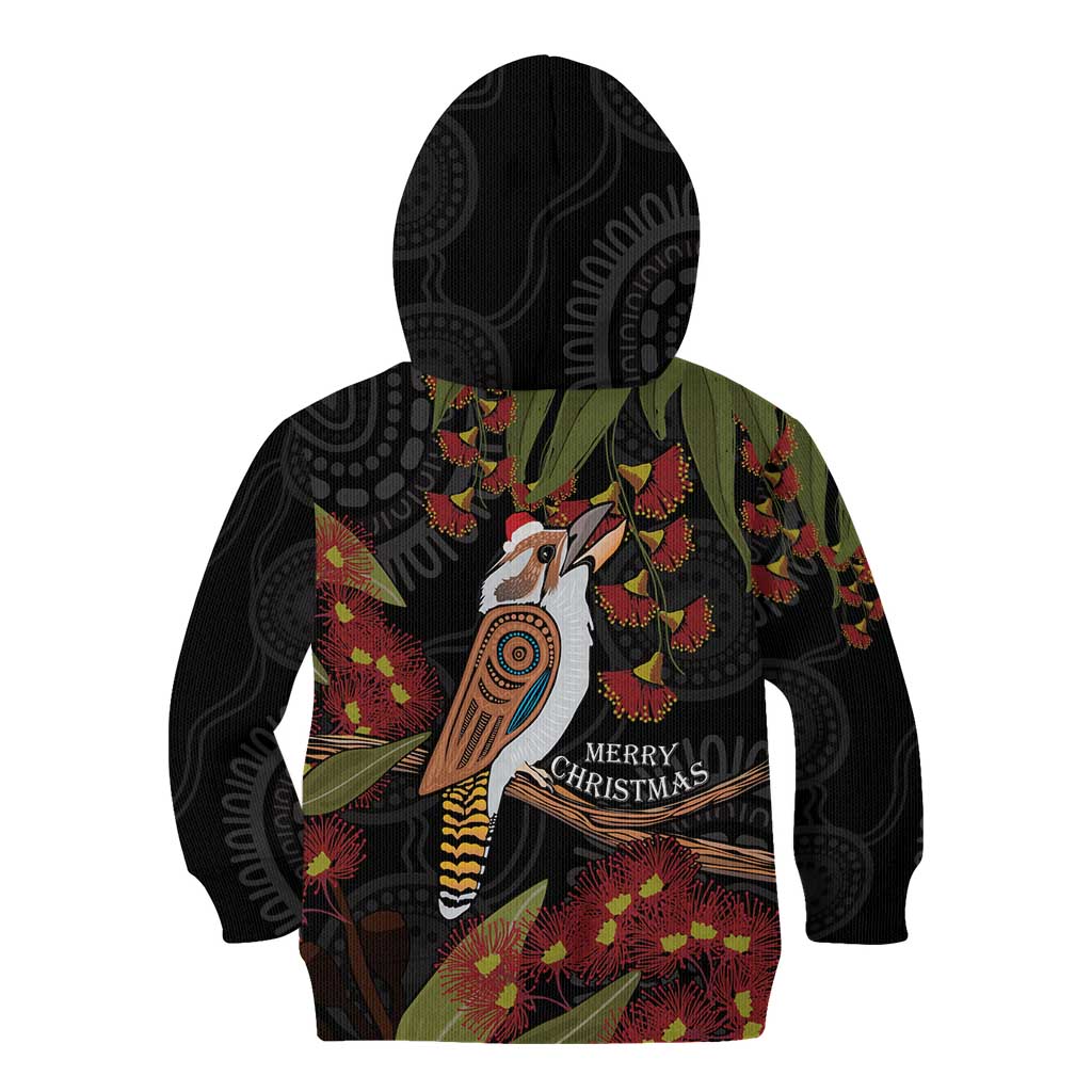 Australia Indigenous Christmas Kid Hoodie Kookaburra Aboriginal