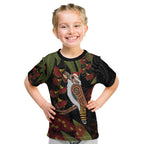 Australia Indigenous Christmas Kid T Shirt Kookaburra Aboriginal