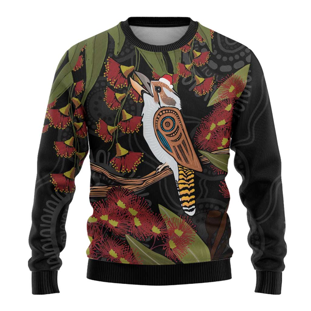 Australia Indigenous Christmas Ugly Christmas Sweater Kookaburra Aboriginal