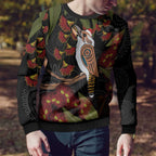 Australia Indigenous Christmas Ugly Christmas Sweater Kookaburra Aboriginal