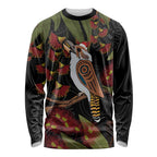 Australia Indigenous Christmas Long Sleeve Shirt Kookaburra Aboriginal